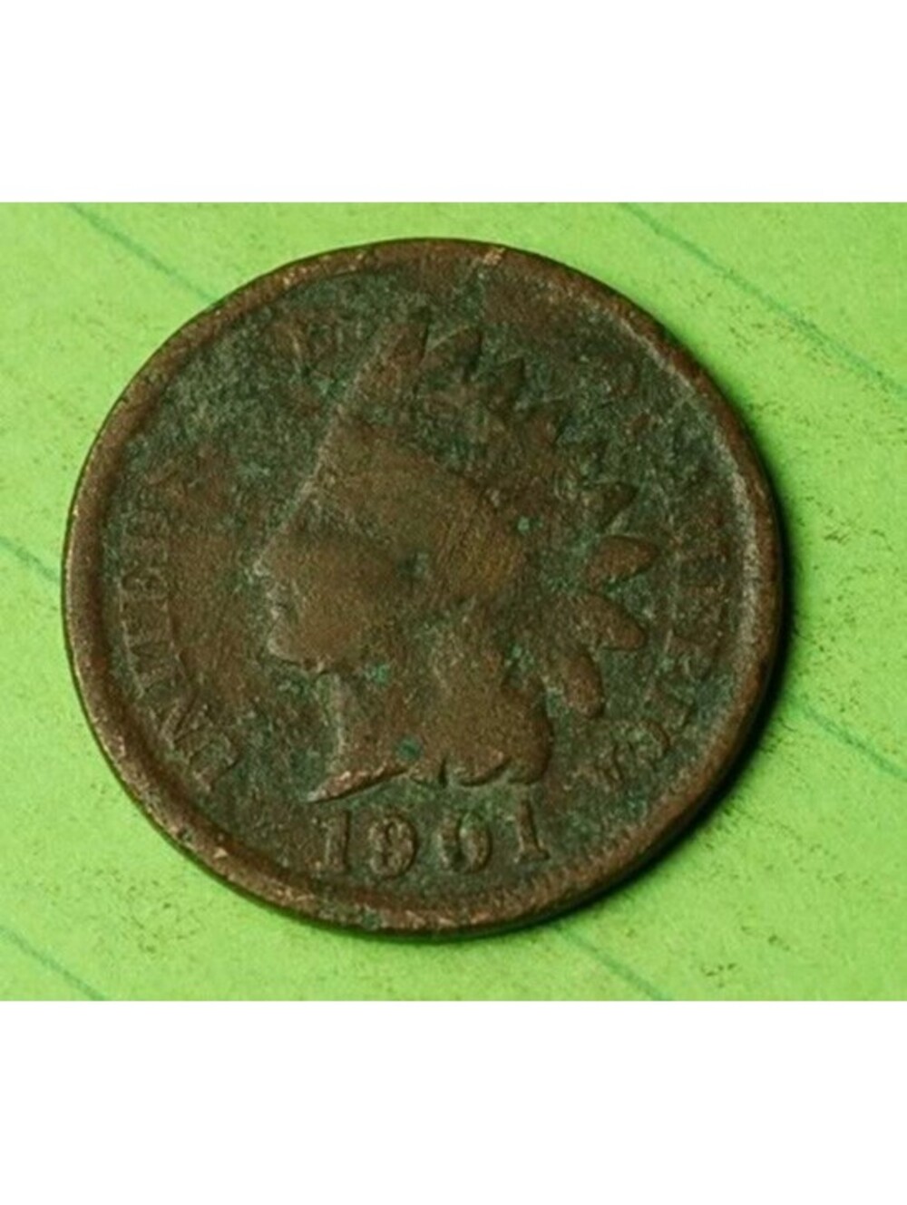 X212 1901 Indian Head Cent Penny 1c - Check Out Our eBay Store - old coin money